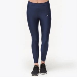 navy nike leggins